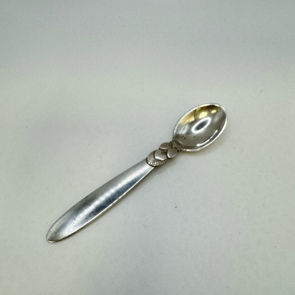 George Jensen Sterling Silver Demitasse 3 3/4” Spoon - Picture 7 of 12